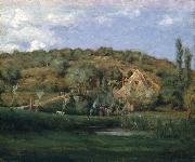 julian alden weir A French Homestead Germany oil painting artist